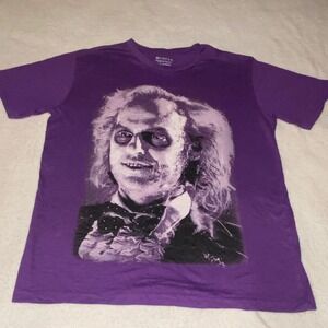 "Mad Engine" Beetlejuice Purple Promotional Movie T-Shirt M (38/40)